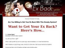 Go to: The Ex Back System - 3% Conversions - Presell Page | Video Review