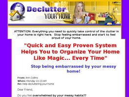 Go to: Declutter Now - A Fast And Easy Proven Method!