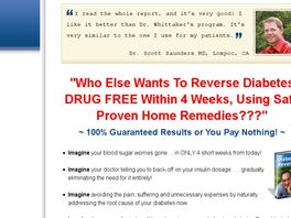 Go to: The Original Diabetes Reversal Report - New 1-click Upsell!