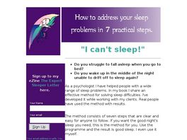 Go to: Solve Your Sleep Problems In 7 Steps.