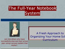 Go to: The Full-year Notebook(r) System.
