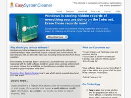 Go to: Easy System Cleaner