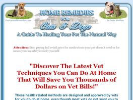 Go to: Home Remedies For Cats & Dogs!