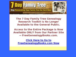 Go to: 7 Day Family Tree.