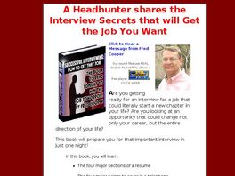 Go to: Successful Interviewing Book.