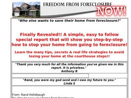 Go to: Freedom From Foreclosure Now!