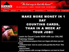 Go to: Make more money counting cards in a day, than a week at your job