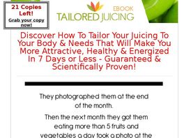 Go to: Tailored Juicing: The Fast Track Way To Healthy Living