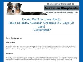 Go to: The Essential Handbook To Australian Shepherds