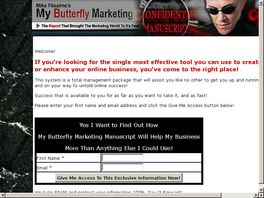 Go to: My Butterfly Marketing Manuscript.