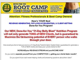 Go to: 21-day Boot Camp Belly Blast