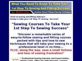 Go to: Sewing And Fitting Course Ebooks