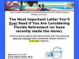 Go to: Florida Retirement Secrets.