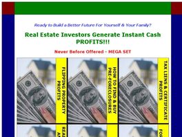 Go to: Real Estate Wealth System - Foreclosures, Tax Liens, And Flips.