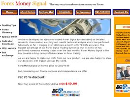 Go to: ForexMoneySignal, Real Trading Forex Signal Provider, 75% recurring