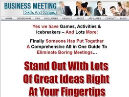 Go to: Business Meeting Skills And Games