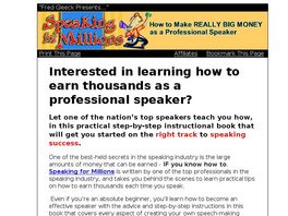 Go to: Professional Speaking Mega-profits System