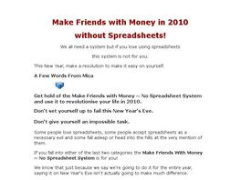 Go to: Make Friends With Money!