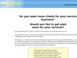 Go to: Successfully Market Your Local Service.