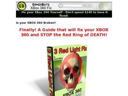 Go to: Xbox 360 Repair Guide - The Original 3 Red Light Fix Guide!