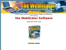 Go to: The Weblicator Software.