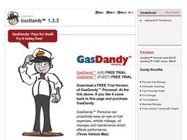 Go to: Gas Mileage Calculator And Tracking Program By GasDandy.