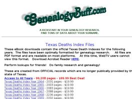 Go to: Gbuff.com - Genealogy Data Products
