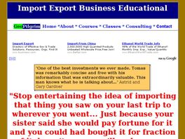 Go to: Insider's Guide To Successful Importing From The Third World
