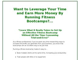 Go to: Sure Victory- Fitness Bootcamp Pro Package