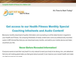 Go to: Get Fit Now Club