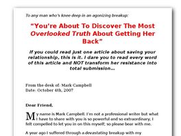 Go to: Get Your Ex Girlfriend Back