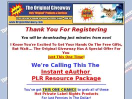 Go to: Instant Ebook Author PLR Package