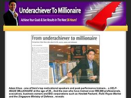Go to: Goal Setting & Getting - Underachiever To Millionaire