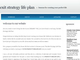 Go to: Exit Strategy Life Plan Membership.