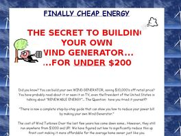 Go to: D I Y Wind Generator And Start Saving $$$ Today!