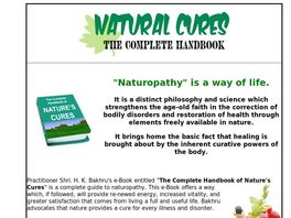 Go to: A Complete Handbook Of Natures All Natural Cures.