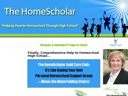Go to: Gold Care Club - Comprehensive Help To Homeschool High School.
