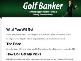 Go to: Golf Betting System - Golf Banker