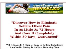 Go to: Golfers Elbow Cure And Treatment System