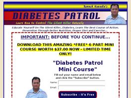 Go to: Natural Diabetes Prevention.