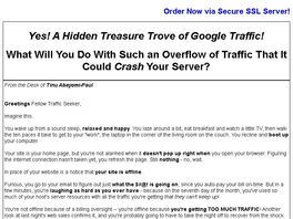 Go to: Dominating the New Google, Google Traffic Tricks & Google Buzz Secrets