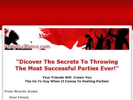 Go to: Party Guidance : How To Plan The Perfect Party 75%/$27.