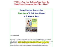 Go to: Home Staging Secrets To Sell In 7 Days Or Less