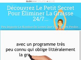 Go to: Nouveau: L'incroyable Programme Pour Eliminer La Graisse