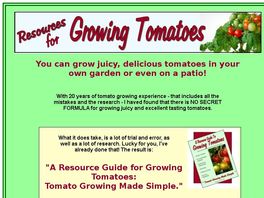 Go to: A Resource Guide to Growing Tomatoes