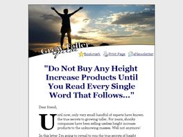 Go to: Grow Taller Guide.