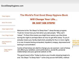 Go to: Cure Insomnia - Six Steps To Sleep