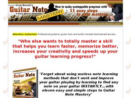 Go to: Guitar Note Mastery.