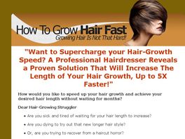 Go to: Increase Hair Length 5x Faster Naturally