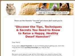 Go to: The Ultimate Guide To Hamster Dwarf - Hot Niche!